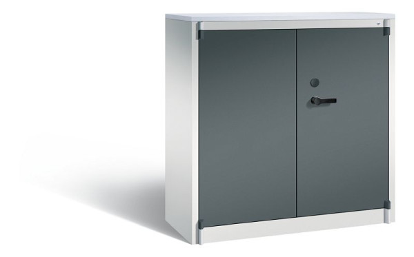 C+P Feuergeschützter Schrank Certos, H1226xB1200xT500 mm, Grau/Anthrazit/DBS Hellgrau, 1181-00 S10642