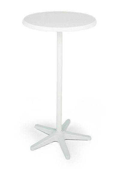 BEST Duo Stehtisch rund verstellbar 70 cm, Weiß, 26587000, 4043153016524