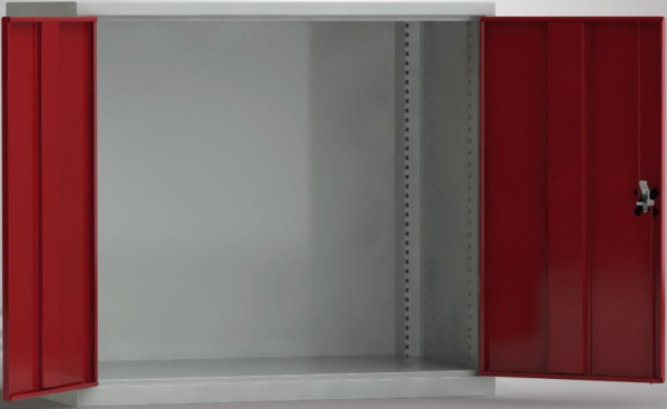 KLW Universalschrank 1000 x 1108 x 656 mm H x B x T mit abschliessbaren Flügeltüren Leergehäuse, ohne Innenausstattung, 7FS-PP1000TD-L001XPB