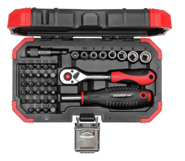 GEDORE red Bit-Satz 1/4 40-teilig BMC, robust, Schraubendreher, 3301349