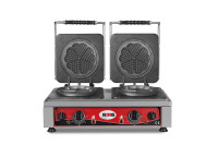 Produktbild von GMG Waffeleisen Amore-M, 2x Ø 17cm, 50° bis 300°C, feste Backplatte aus Gusseisen, umlaufende Fettfangrinne, Gehäuse Edelstahl, KGW-21M GMG Waffeleisen Amore-M, 2x Ø 17cm, 50° bis 300°C, feste Backplatte aus Gusseisen, umlaufende Fettfangrinne, Gehäuse Edelstahl, KGW-21M