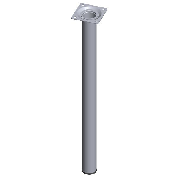 Element System STAHLROHRFUSS, LOSE, Ø30, M10, 500 mm, CHROM, VE: 4 STÜCK, 11100-00061