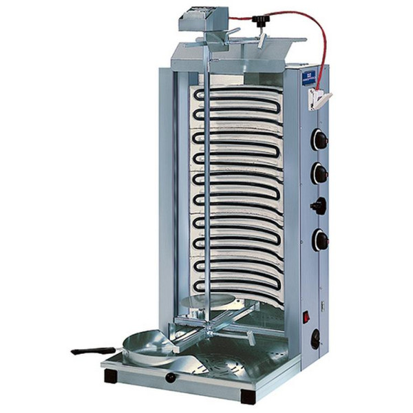 Mastro Elektro-Dönergrill mit 3 Heizzonen, Motor oben, 70 kg, ECO6/N