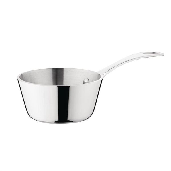 Vogue Mini Triwall Sauteuse 150ml, bietet gleichmäßige Wärmeverteilung ohne Hotspots, GG760