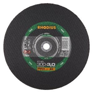 Rhodius PROline FT40 Freihandtrennscheibe, Durchmesser [mm]: 300, Stärke [mm]: 3, Bohrung [mm]: 20, VE: 25 Stück, 201910