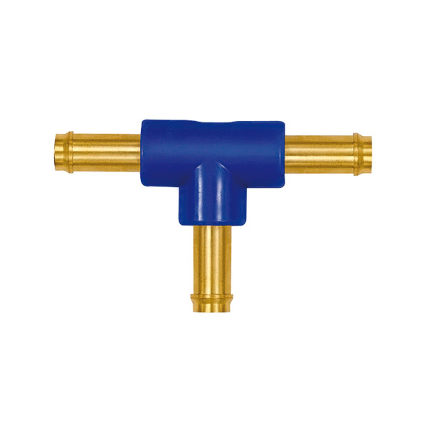 Riegler T-Schlauchverbindungsstutzen, für Schlauch LW 3 mm, Messing/POM, 133410