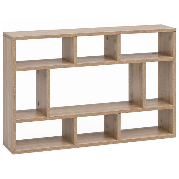Wohnling Wandregal Sonoma Eiche 75x51x16 cm Holz, Modern, WL5.809