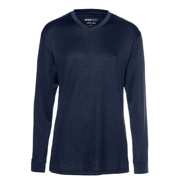 4PROTECT UV-Schutz-Langarm-Shirt AUSTIN, navy, Größe: XXL, 3340-XXL