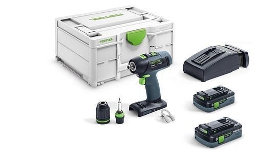 Festool Akku-Bohrschrauber T 18+3 HPC 4,0 I-Plus, 576446