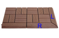 Vorschau: Mendler 2er-Set Abschlussleiste für WPC Bodenfliese Rhone, Abschlussprofil, Holzoptik Terrasse, coffee gerade mit Haken, 65085 Vorschau: Mendler 2er-Set Abschlussleiste für WPC Bodenfliese Rhone, Abschlussprofil, Holzoptik Terrasse, coffee gerade mit Haken, 65085