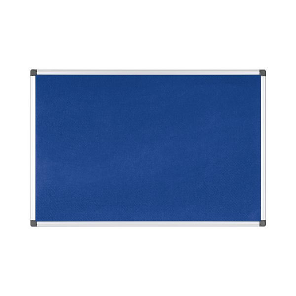 Bi-Office Maya Filztafel Blau mit Aluminiumrahmen 240x120cm, FA2143170