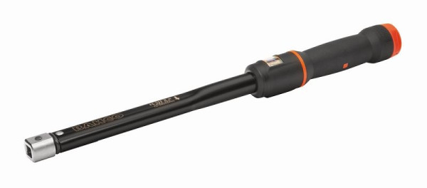 Bahco Mechanischer Klick-Drehmomentschlüssel 20 - 100 Nm, verstellbar, mit Fensterskala & rechteckiger 9x12 Werkzeugaufnahme, 74W9-100