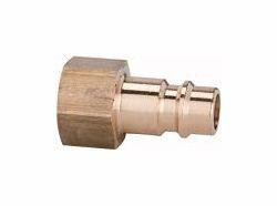 Riegler Nippel für Kupplungen NW 7,2 - NW 7,8, Messing blank, Innengewinde, 107244