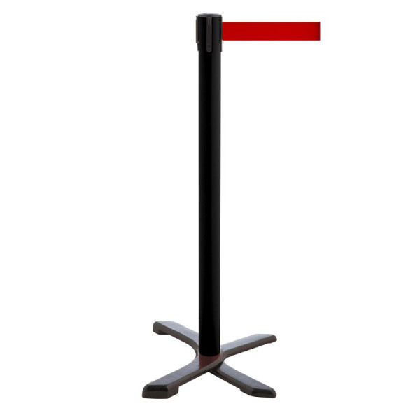 Stein HGS Personenleitsystem -P-Line Compact-, schwarz, rot, mit Gurtendstück (Standard), 34869-0202