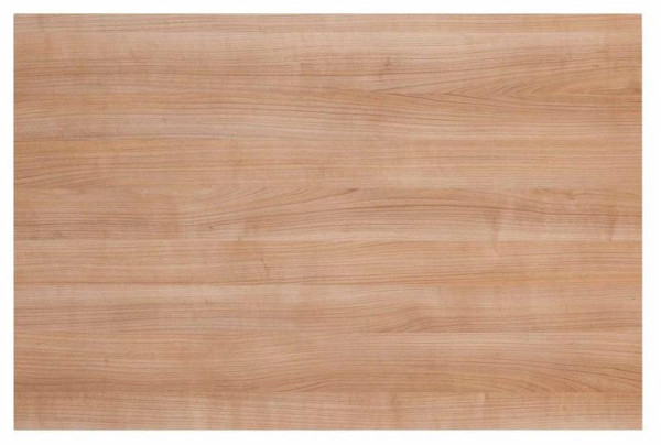 Hammerbacher Tischplatte 120x80cm mit Systembohrung Nussbaum, Rechteckform, VKP12/N