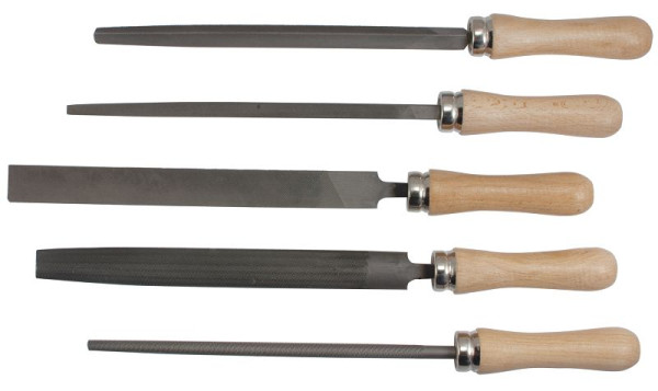 SW-Stahl Werkstattfeilensatz, 200 mm, 5-teilig, 90902SB