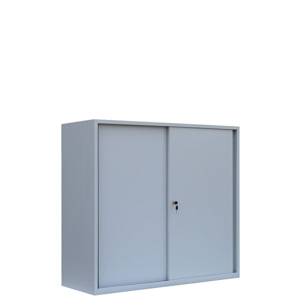 Lüllmann ClassiX Schiebetürenschrank, 3 OH, 1090 x 1200 x 450 mm, lichtgrau, X-550145