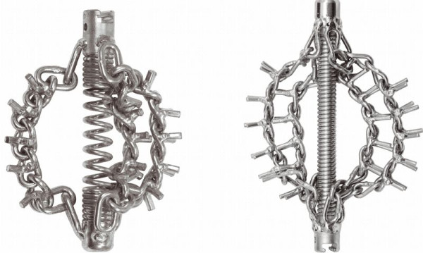 KS Tools Kettenschleuderkopf mit Spike-Kette, 4 Ketten Durchmesser30mm, 16mm, 900.2188