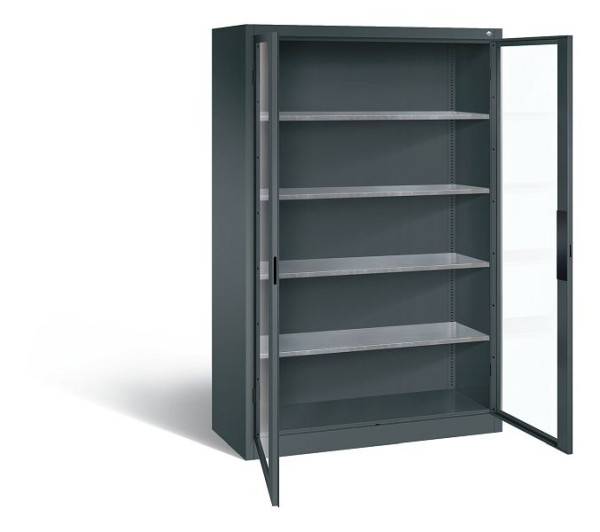 C+P Werkzeugschrank Acurado, H1950xB1200xT500mm, Farbe: Anthrazitgrau, Muldengriff, 8931-0552 S10011