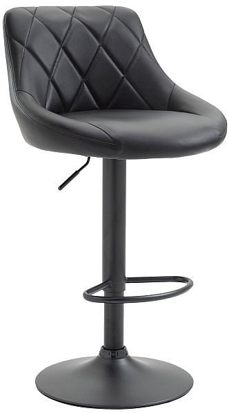 CLP Barhocker Lazio Kunstleder schwarz, schwarz, 321760