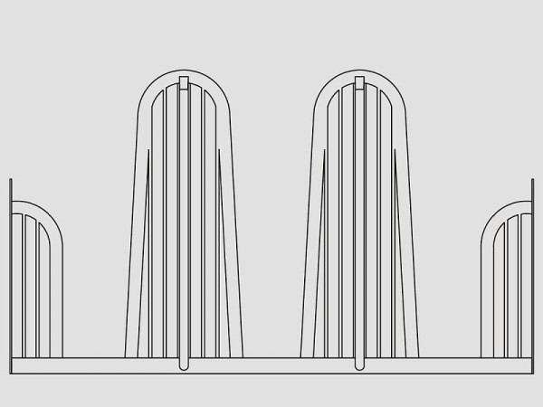 Growi Pferdefressgitter-Segment, für Quaderraufe "CF-Line Plus" 2 m, 10053001