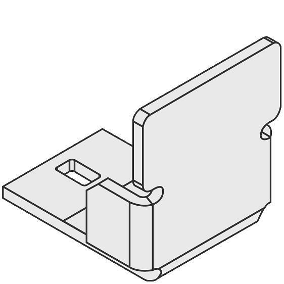 BITO Anfahrschutz RL 95/75 verzinkt Set, 22814, 4250692906463
