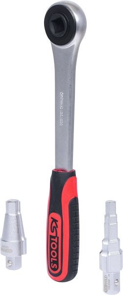 KS Tools Gas-Stufenschlüssel-Satz 3/8"-1", 3-teilig, 130.3500
