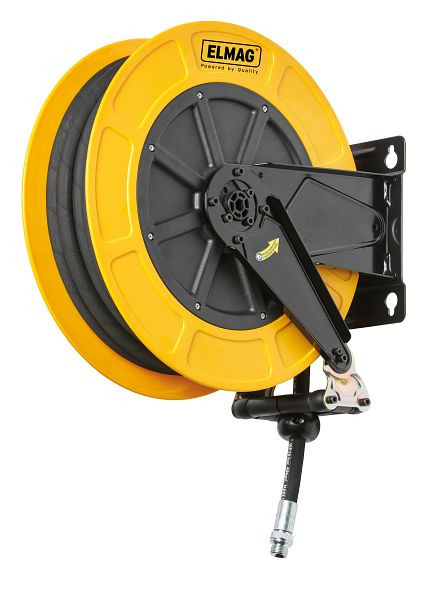 ELMAG Industrie Schlauchaufroller '4430/42' für Öl - Frostschutz, 15 m, 1/2', 150 bar, 'ABS-Kunststofftrommel', 43140