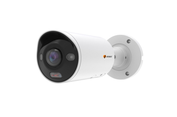 eneo INB-58F0002M0PA Netzwerk Kamera Bullet, 180°, Panorama, 3840x2160, 2,0mm, AI, WDR, PoE, 12VDC, IP67, 238642