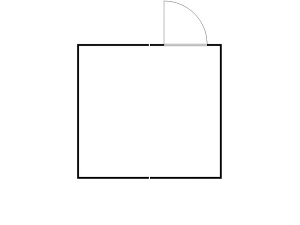 FLADAFI Materialcontainer-Kombination, IC Pro 1440, isoliert, Holzfußboden, mit Einflügeltür auf der 4,3 m Seite, F2222400104-F911