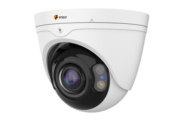 eneo IND-48F0002MTPA Netzwerk Dome Fix Turret, 180° Panorama, 3840x2160, 2,0mm, AI, WDR, PoE, 12VDC, IP67, 238645