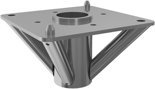 Schake Grundplatte mit Aussteifungsrohren, verzinkt, 70851, 4250384749552