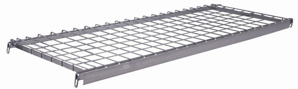 VARIOfit Etagenboden einhängbar, Drahtgittermasche 50 x 50 mm, mit Scannerleiste, Traglast: 80 kg, zsw-490.101