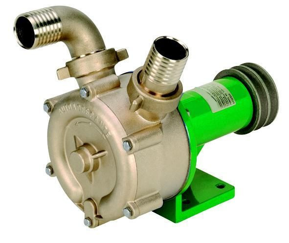 ZUWA EP/K20 Pumpe ohne Antrieb, mit Keilriemenscheibe, Seitenkanalpumpe aus Bronze, Fördermenge 29 l/min, 180201BSP