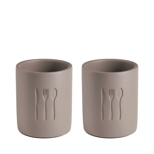 APS Besteckbehälter ELEMENT, Beton, Ø innen 9,5 cm, Höhe 13,5 cm, VE: 2er-Set, 67565