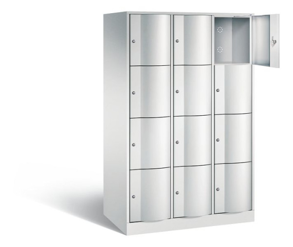 C+P XL-Schließfachschrank Resisto, H1950xB1148xT640mm, Farbe: Lichtgrau, 8470-373 S10014