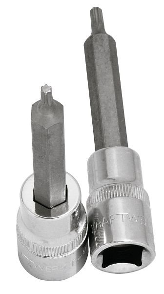 Kraftwerk 1/2" Lang-Bit-Steckschlüssel-Einsatz TX T45 100 mm, 335045