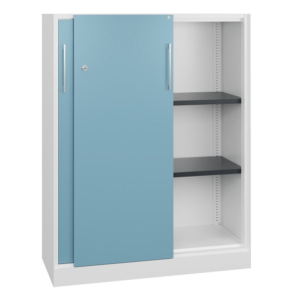 C+P Schiebetürenschrank Asisto, H1310xB1000xT435mm, 9016/0010, 142032-000 S10173