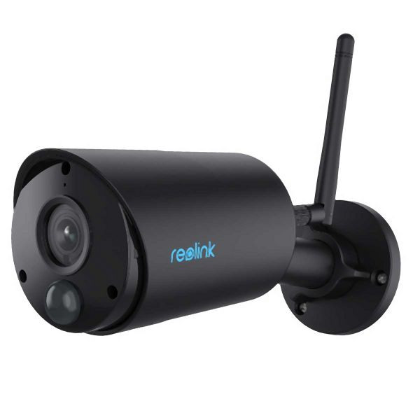 REOLINK Argus Series B320 100% kabellose akkubetriebene 3 MP WLAN-Überwachungskamera (schwarz), rlb32b