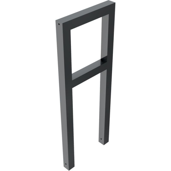 Stein HGS Anlehnbügel/Absperrbügel -Spiekeroog- mit Querholm, 450mm /beschichtet DB 703, 455.045b