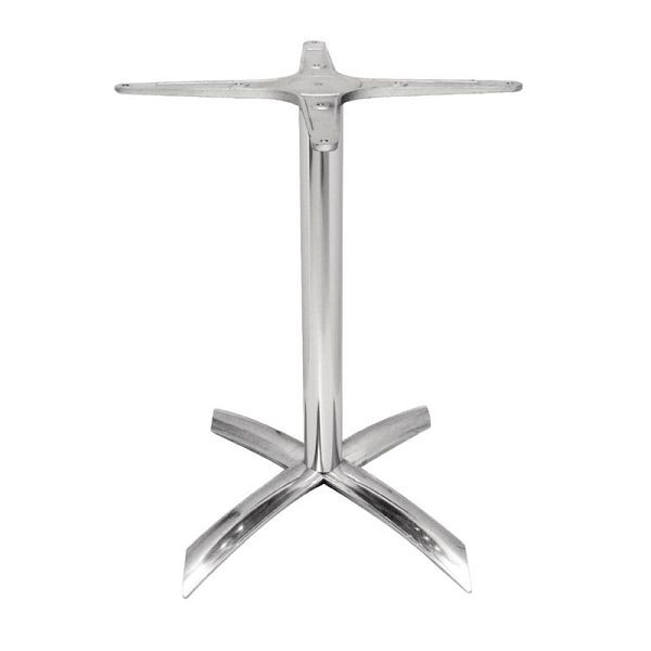 Bolero Klapptischbein aus Aluminium, 68 x 61,8 cm, Standardhöhe, GF962