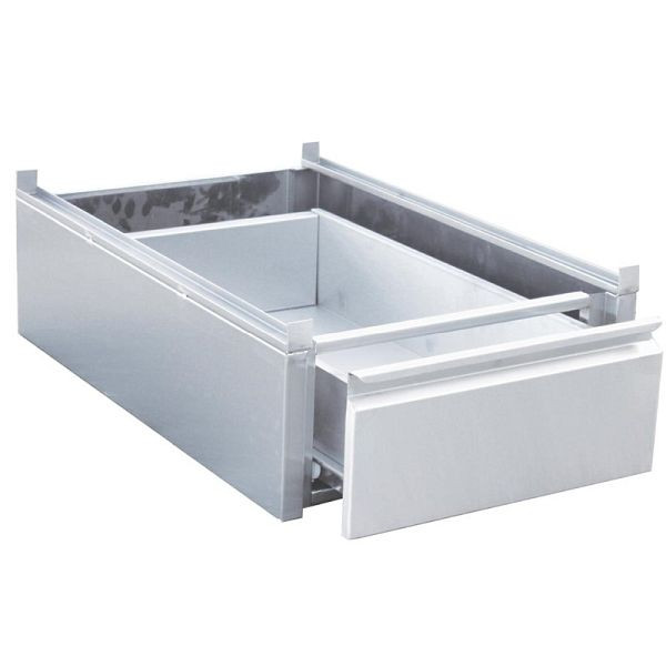 Gastro M Schublade 19(H)x40(B)x58,5(D), Edelstahl, GN143