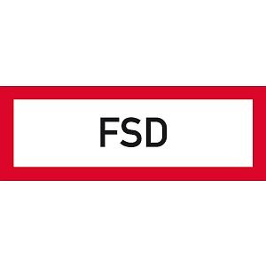 Moedel FSD (Feuerwehrschlüsseldepot), Folie, 297x105 mm, 57687