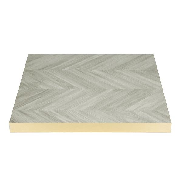 Bolero vorgebohrte Tischplatte im Chevron-Design, 700 mm, FU512