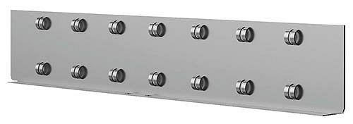 Bedrunka+Hirth Mittelfachschiene, R 36-16, Blendenhöhe 75 mm, Maße in mm (BxTxH): 900 x 75 x 55, 20.900.060