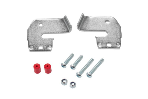 HYMER Ersatzteilset Gelenkplatten für Mehrzweckleitern, für Holmgröße 66x24 mm, 0054972