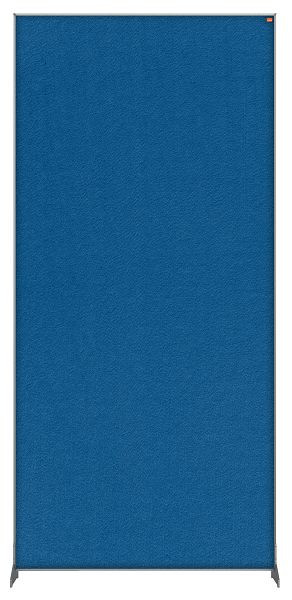 Nobo Impression Pro Stellwand Filz 80x180cm, Farbe: Blau, 1915525