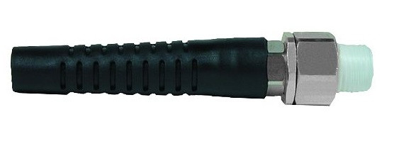Prevost Drehgelenkverschraubung, mit Teflon vorbeschichtet für Polyurethan, AG BSPT= R 1/4, Ø Innen/Außen= 6,5 x 10 mm, PUR 1013R
