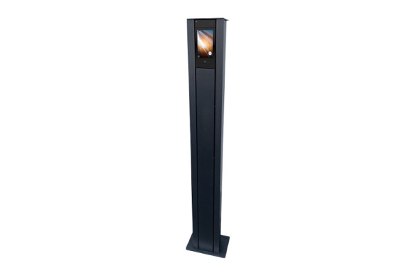 Solvido 2N STELE IP STYLE Edelstahl VA Stele, für 2N IP Style Bedienhöhe Personen, Außeneinsatz, 237683