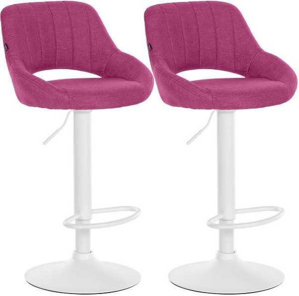 CLP Barhocker Milet Stoff W, lila, VE: 2 Stück, 324428
